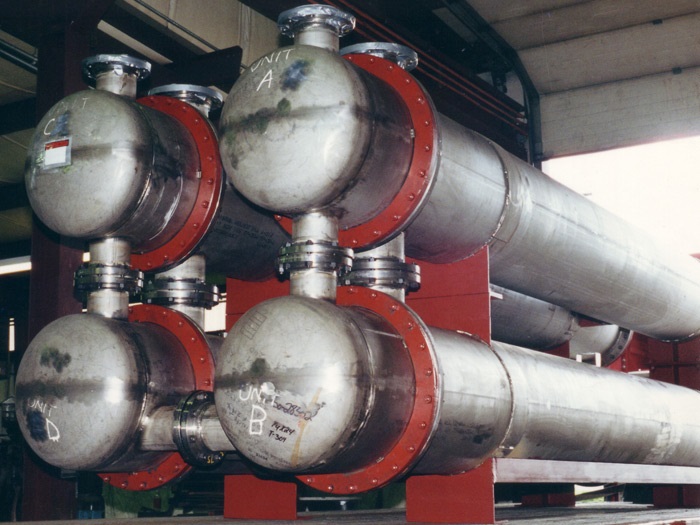 Chemical Stacked Heat Exchanger