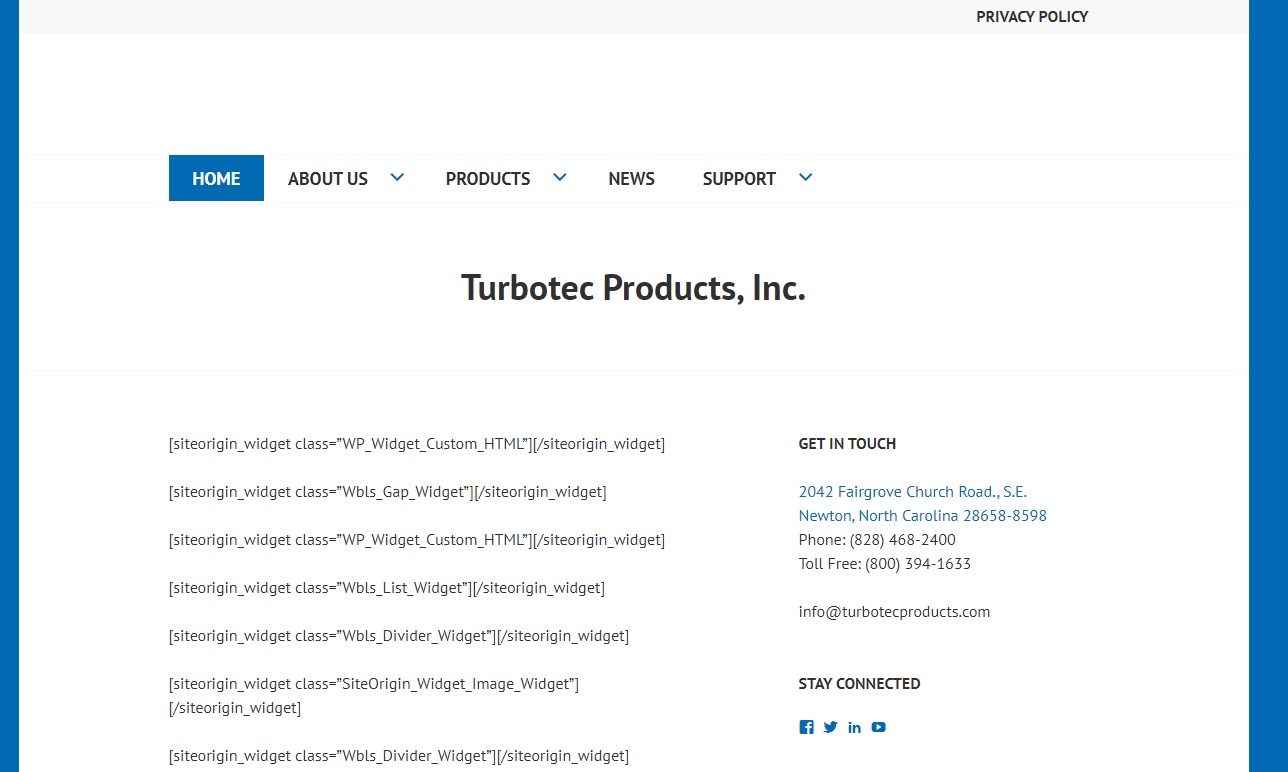 Turbotec® Products, Inc.