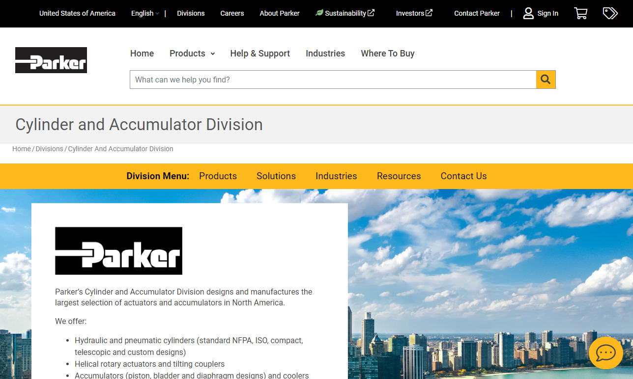 Parker Hannifin- Cylinder & Accumulator Division