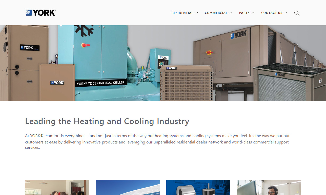 YORK Heating and Air Conditioning Heat Exchanger Manufacturers